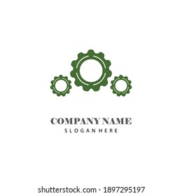 Gear Logo Template vector icon illustration design