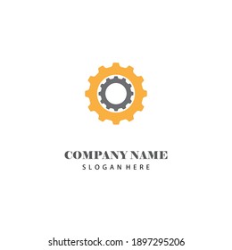 Gear Logo Template vector icon illustration design
