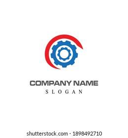 Gear Logo Template vector icon illustration design