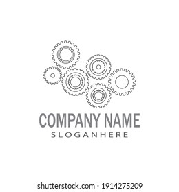 Gear Logo Template vector icon illustration design