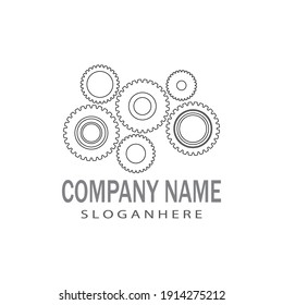 Gear Logo Template vector icon illustration design