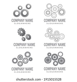 Gear Logo Template vector icon illustration design