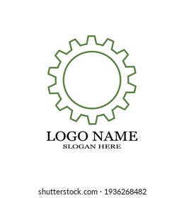 Gear Logo Template vector icon illustration design