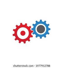 Gear Logo Template vector icon illustration design