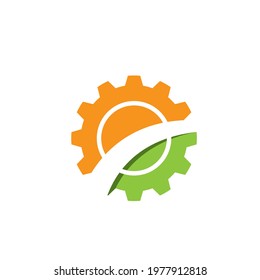 Gear Logo Template vector icon illustration design