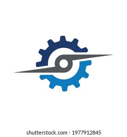 Gear Logo Template vector icon illustration design