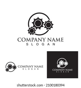 Gear Logo Template vector icon illustration design