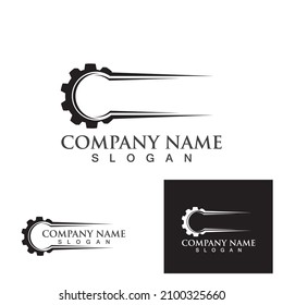 Gear Logo Template vector icon illustration design