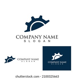 Gear Logo Template vector icon illustration design