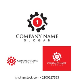 Gear Logo Template vector icon illustration design