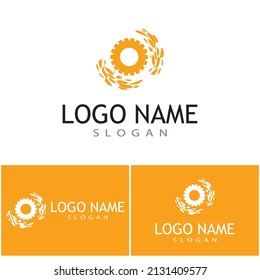 Gear Logo Template vector icon illustration design