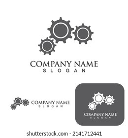 Gear Logo Template vector icon illustration design