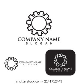 Gear Logo Template vector icon illustration design