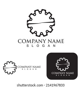 Gear Logo Template vector icon illustration design