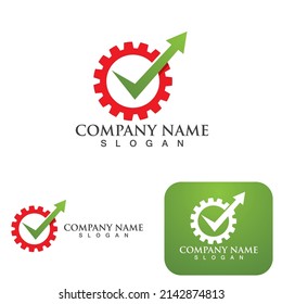 Gear Logo Template vector icon illustration design