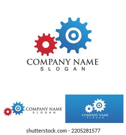 Gear Logo Template vector icon illustration design