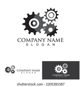 Gear Logo Template vector icon illustration design