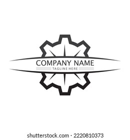 Gear Logo Template vector icon illustration design