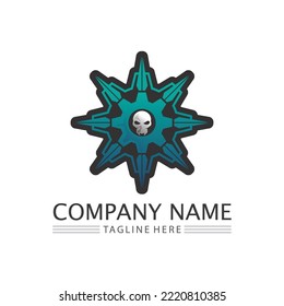 Gear Logo Template vector icon illustration design