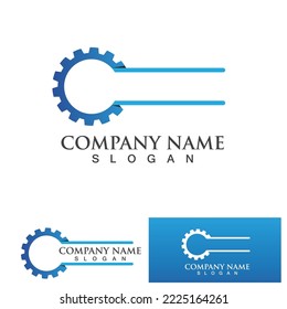 Gear Logo Template vector icon illustration design