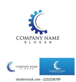 Gear Logo Template vector icon illustration design