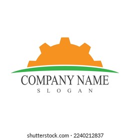 Gear Logo Template vector icon illustration design