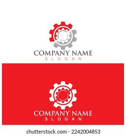 Gear Logo Template vector icon illustration design