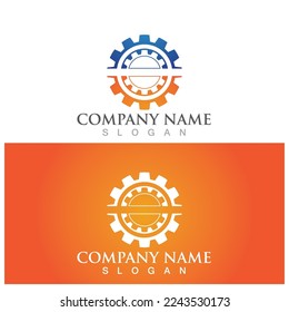 Gear Logo Template vector icon illustration design