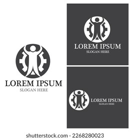Gear Logo Template vector icon illustration design