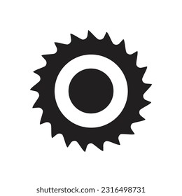 Vorlage für das Zahnrad-Logo, Vektorgrafik-Design