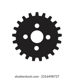Diseño del icono de la plantilla de logotipo Gear