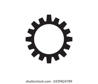 Gear Logo Template vector icon illustration design. Wheel Gear Icon Vector