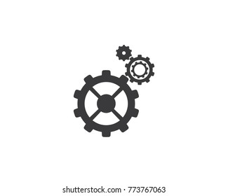 Gear Logo Template vector icon illustration design