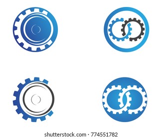 Gear Logo Template vector icon illustration design