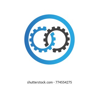 Gear Logo Template vector icon illustration design