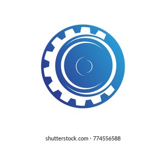 Gear Logo Template vector icon illustration design