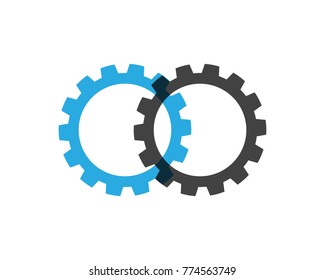 Gear Logo Template vector icon illustration design