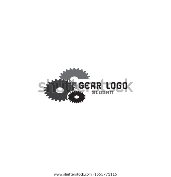 Gear Logo\
Template vector icon illustration\
design