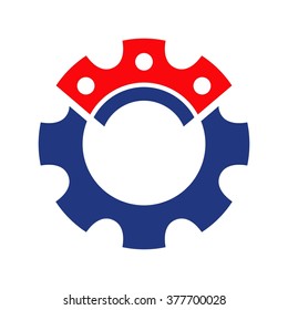 gear logo vector.