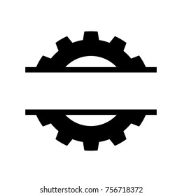 gear logo vector.