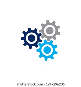 gear logo vector design concept