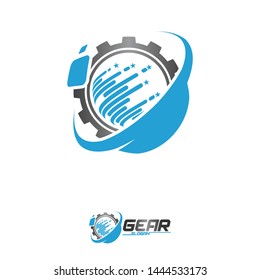 GEAR logo vector design template element