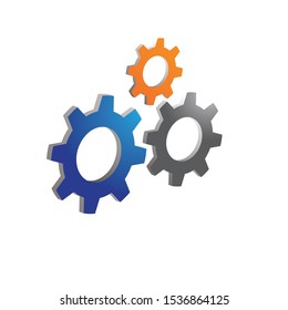 Gear Logo vector icon design