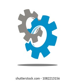 Gear logo vector illustration design. ready for use for your company or business symbol