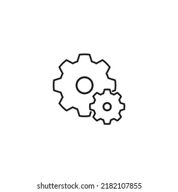 gear logo vector illustration template design