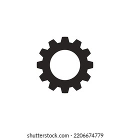 diseño de la plantilla de ilustración vectorial del logotipo del engranaje.