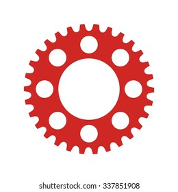 gear logo vector. logotype.