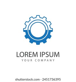 Gear logo vector template symbol design