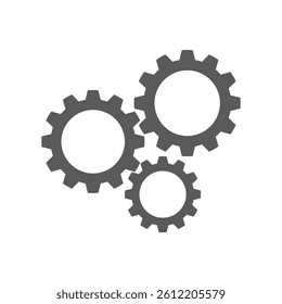 Gear logo vector template symbol design