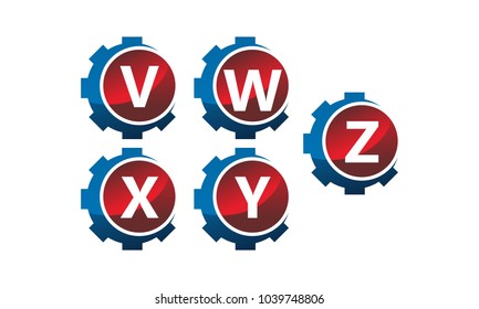 Gear Logotype Template Set